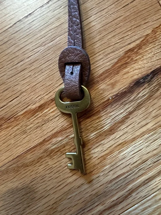 Fossil Leather Crossbody Bag in Rust - Picture 16 of 16